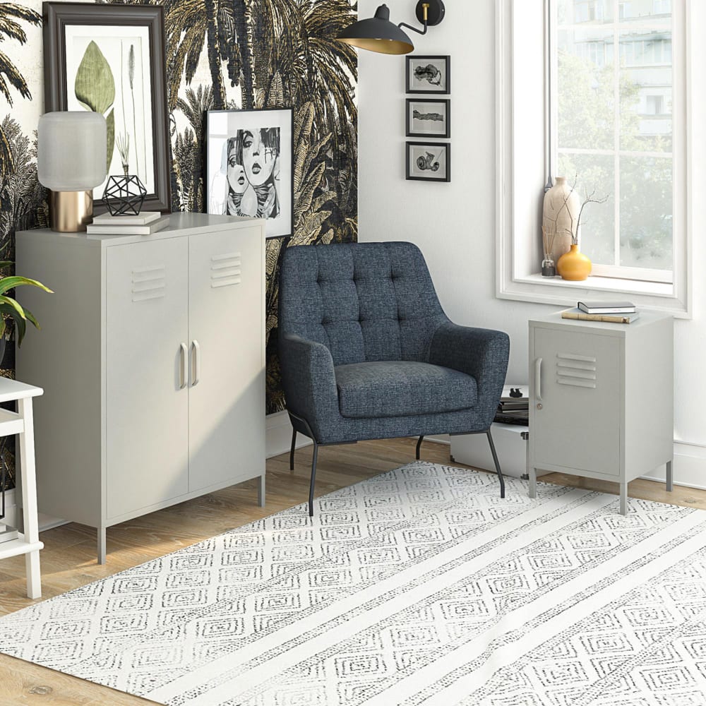 Dorel Home, table d’appoint en métal, photo du marchand