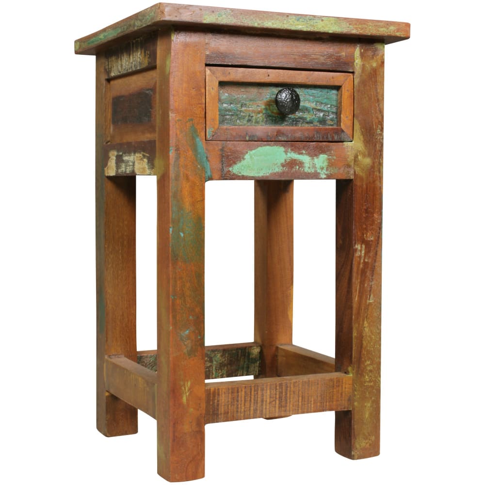 FineBuy, table d’appoint en bois massif, photo du marchand