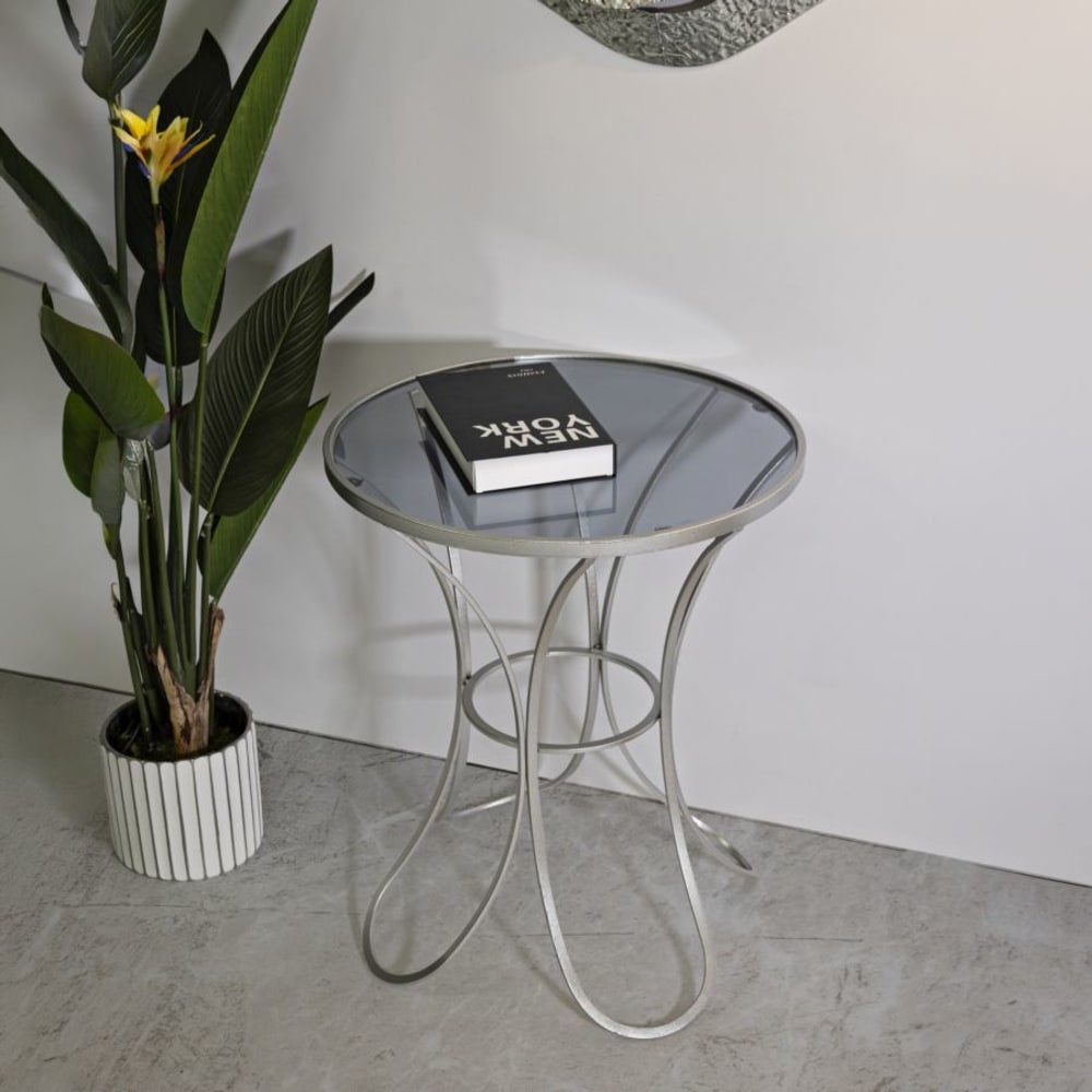 Mauro Ferretti, table d’appoint en métal, photo du marchand