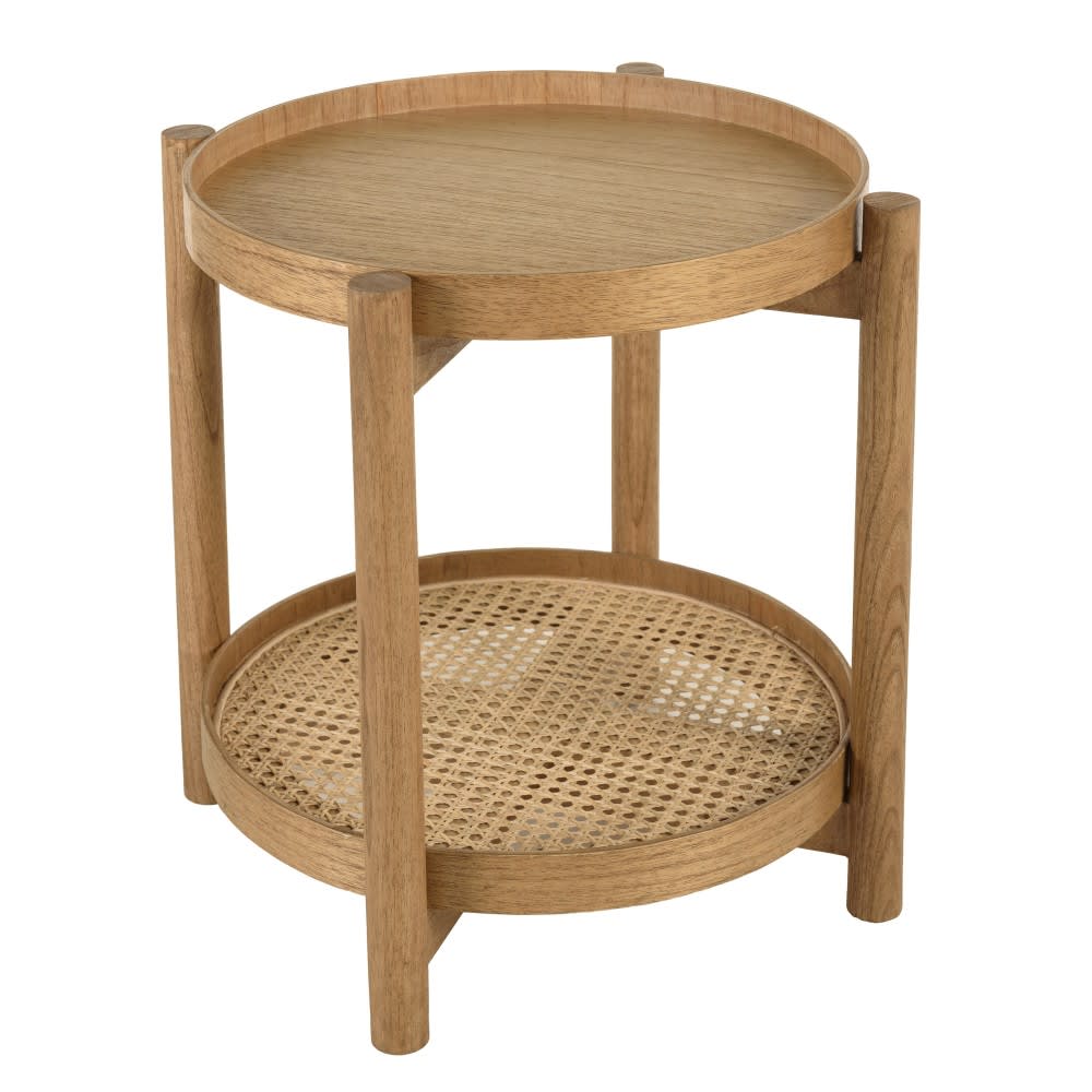 Macabane, table d’appoint en rotin, photo du marchand