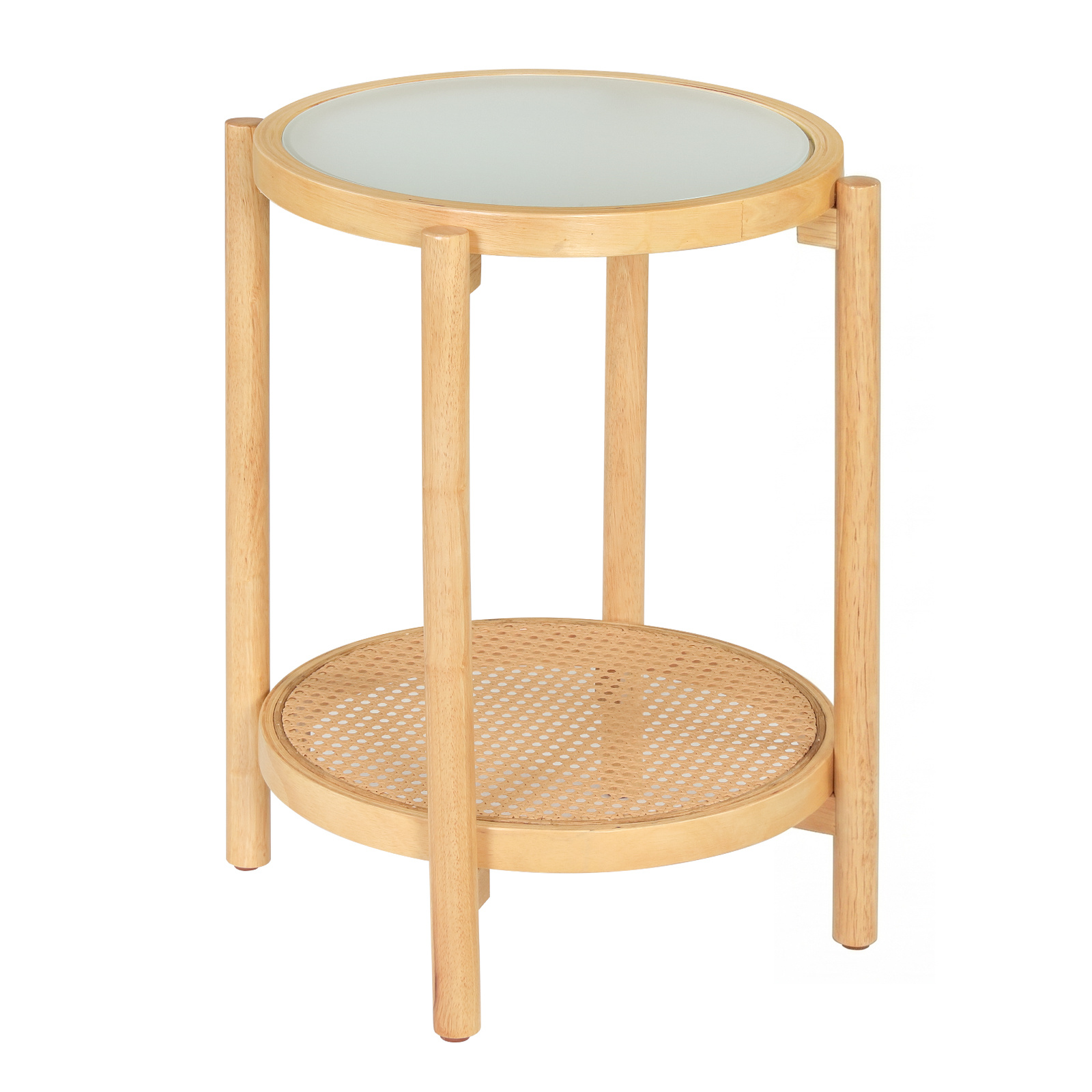 Costway, table d’appoint en verre, photo du marchand