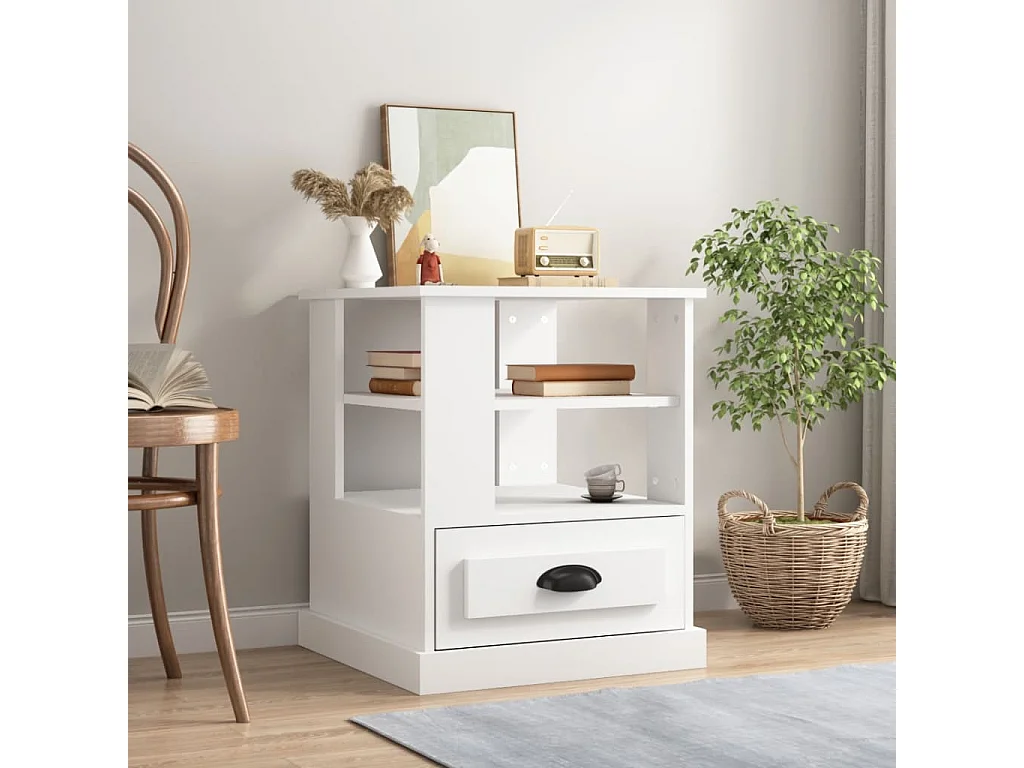 vidaXL, table d’appoint en bois, photo du marchand
