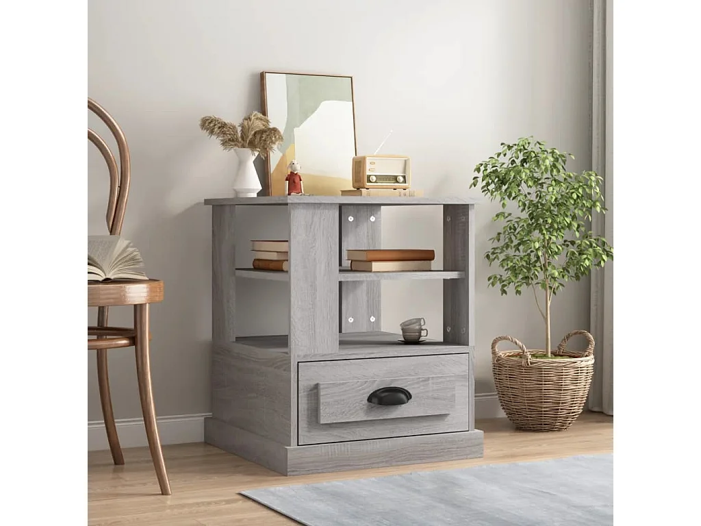 vidaXL, table d’appoint en bois, photo du marchand