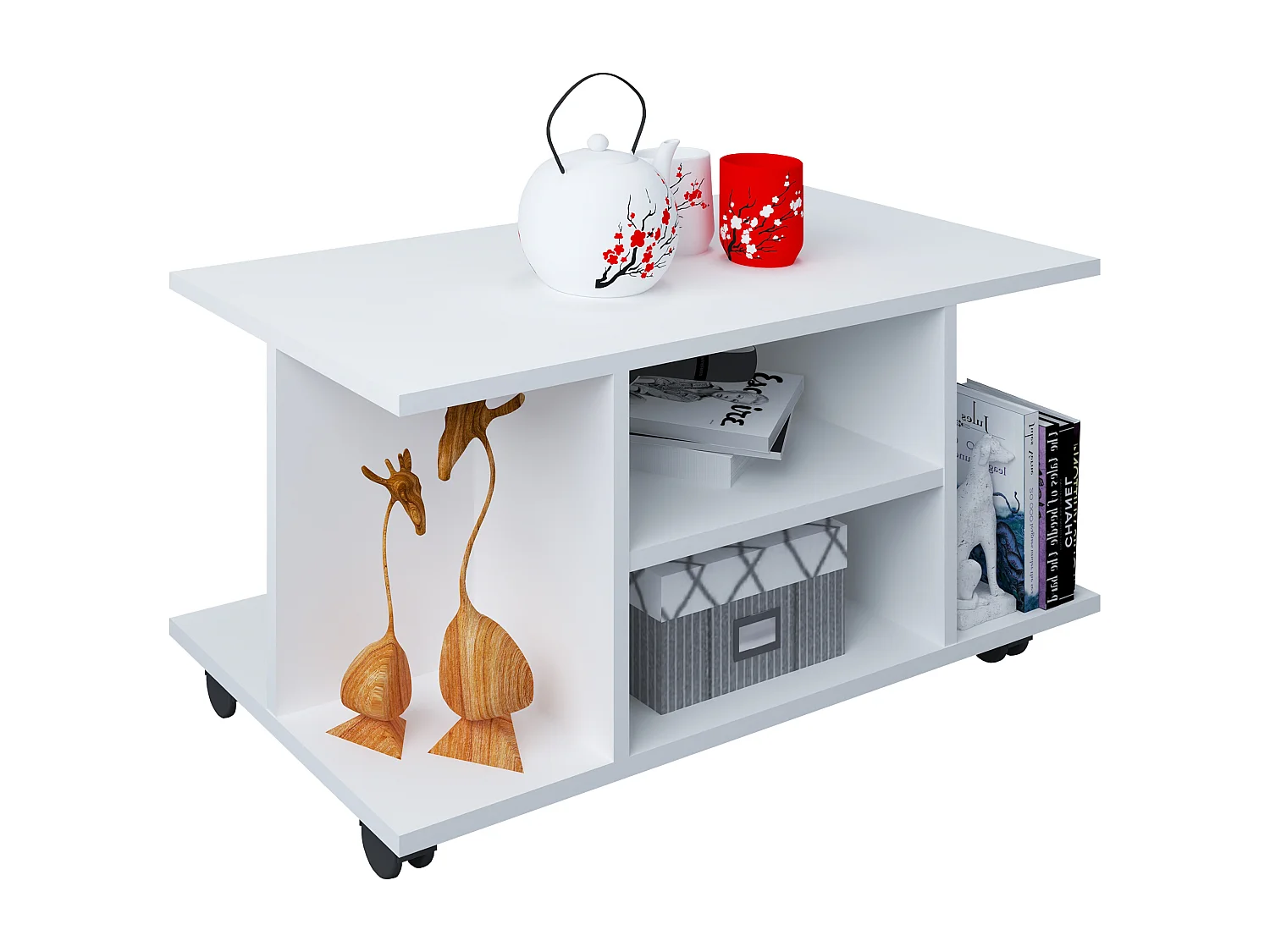 VCM, table basse en bois, photo du marchand