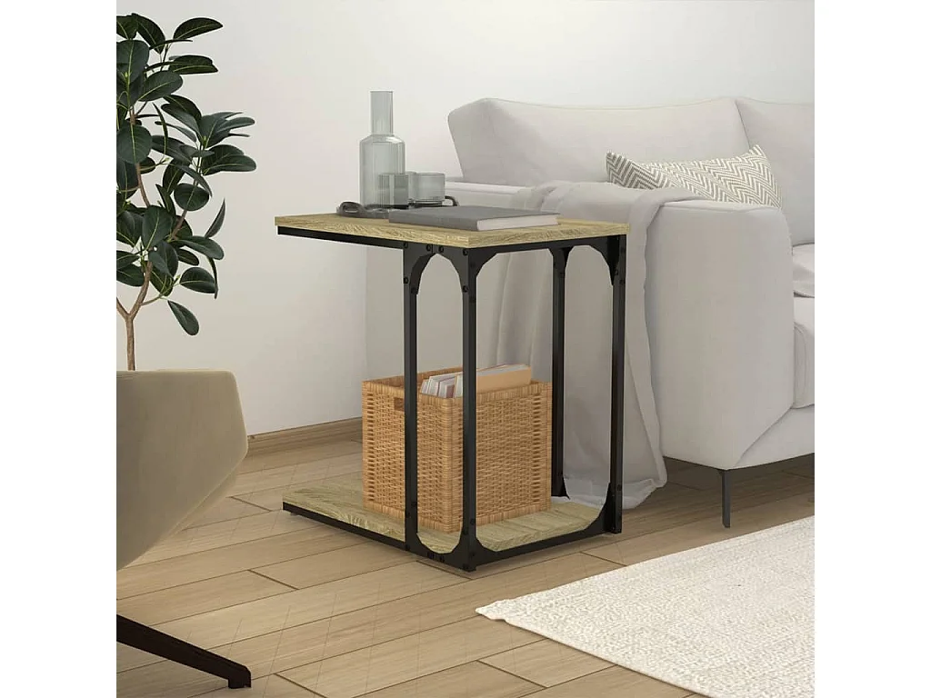 vidaXL, table d’appoint en bois, photo du marchand