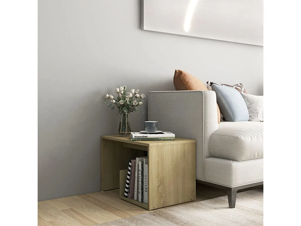 vidaXL, table d’appoint en bois, photo du marchand