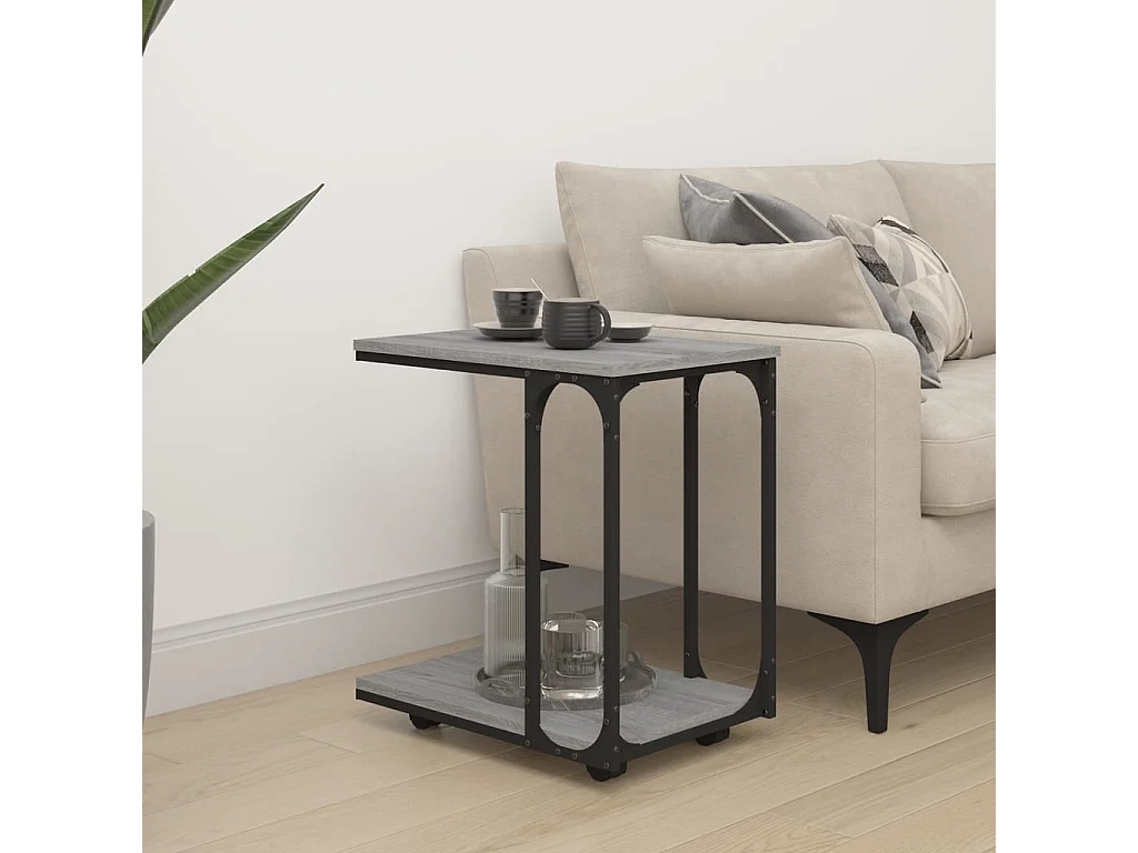 vidaXL, table d’appoint en bois, photo du marchand