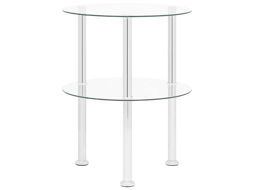 vidaXL, table d’appoint en verre, photo du marchand