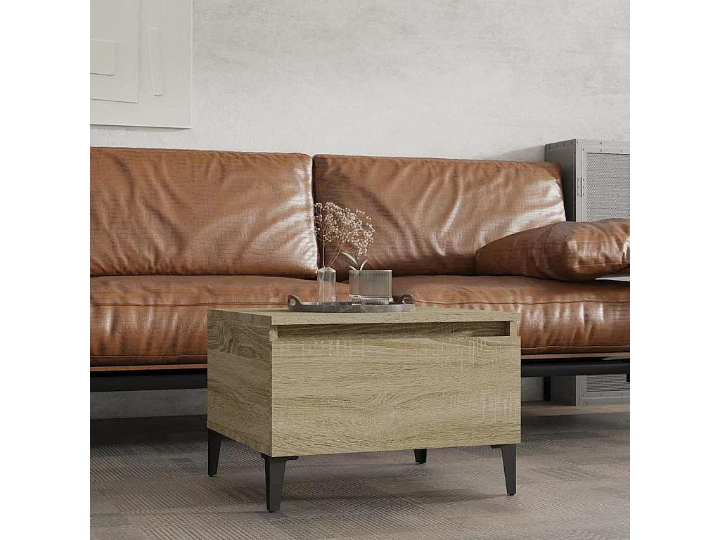 vidaXL, table d’appoint en bois, photo du marchand