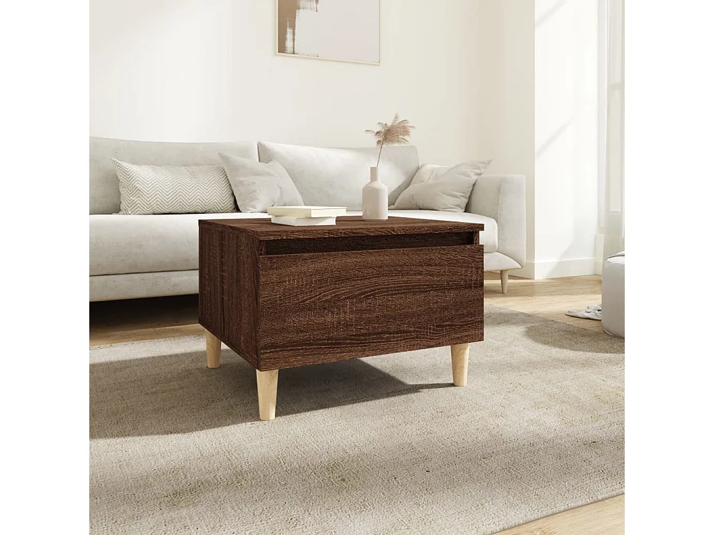 vidaXL, table d’appoint en bois, photo du marchand