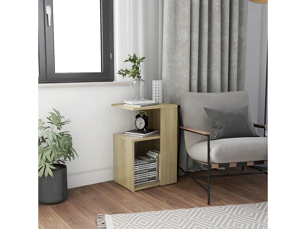 vidaXL, table d’appoint en bois, photo du marchand