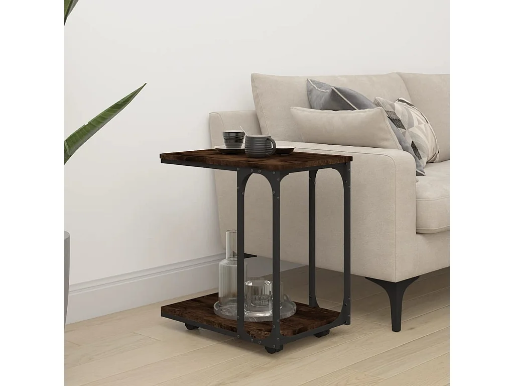 vidaXL, table d’appoint en bois, photo du marchand