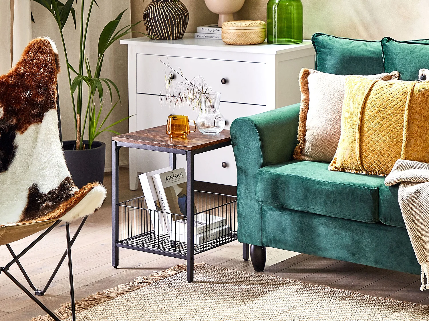 Beliani Kenner, table d’appoint en panneau, photo du marchand
