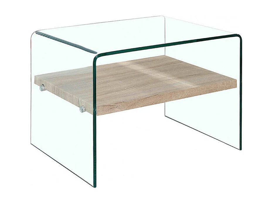 Meubletmoi Ice, table d’appoint en verre, photo du marchand