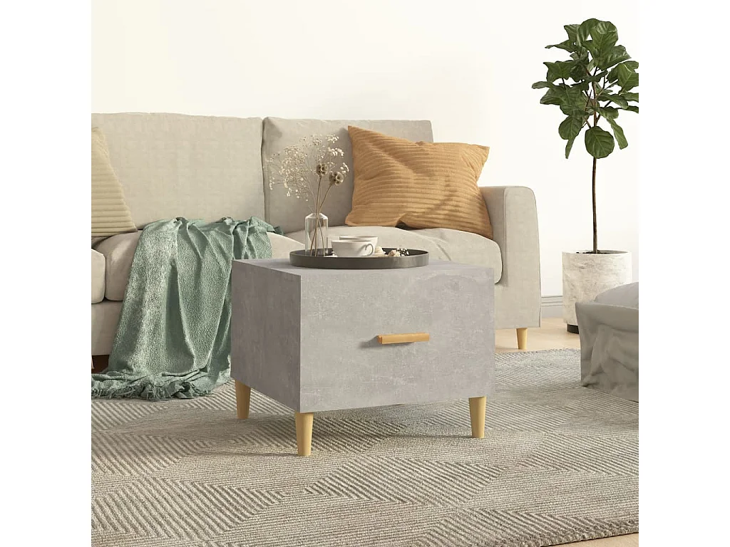 Vente-unique, table basse en bois, photo du marchand