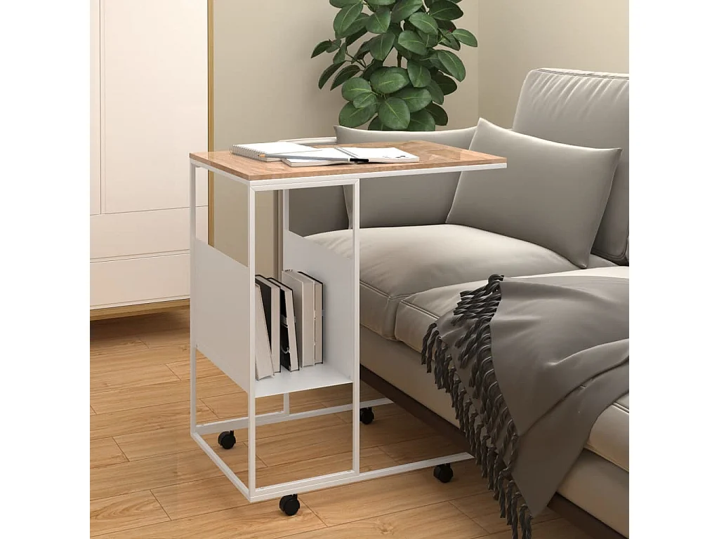 Les Tendances, table d’appoint en bois, photo du marchand