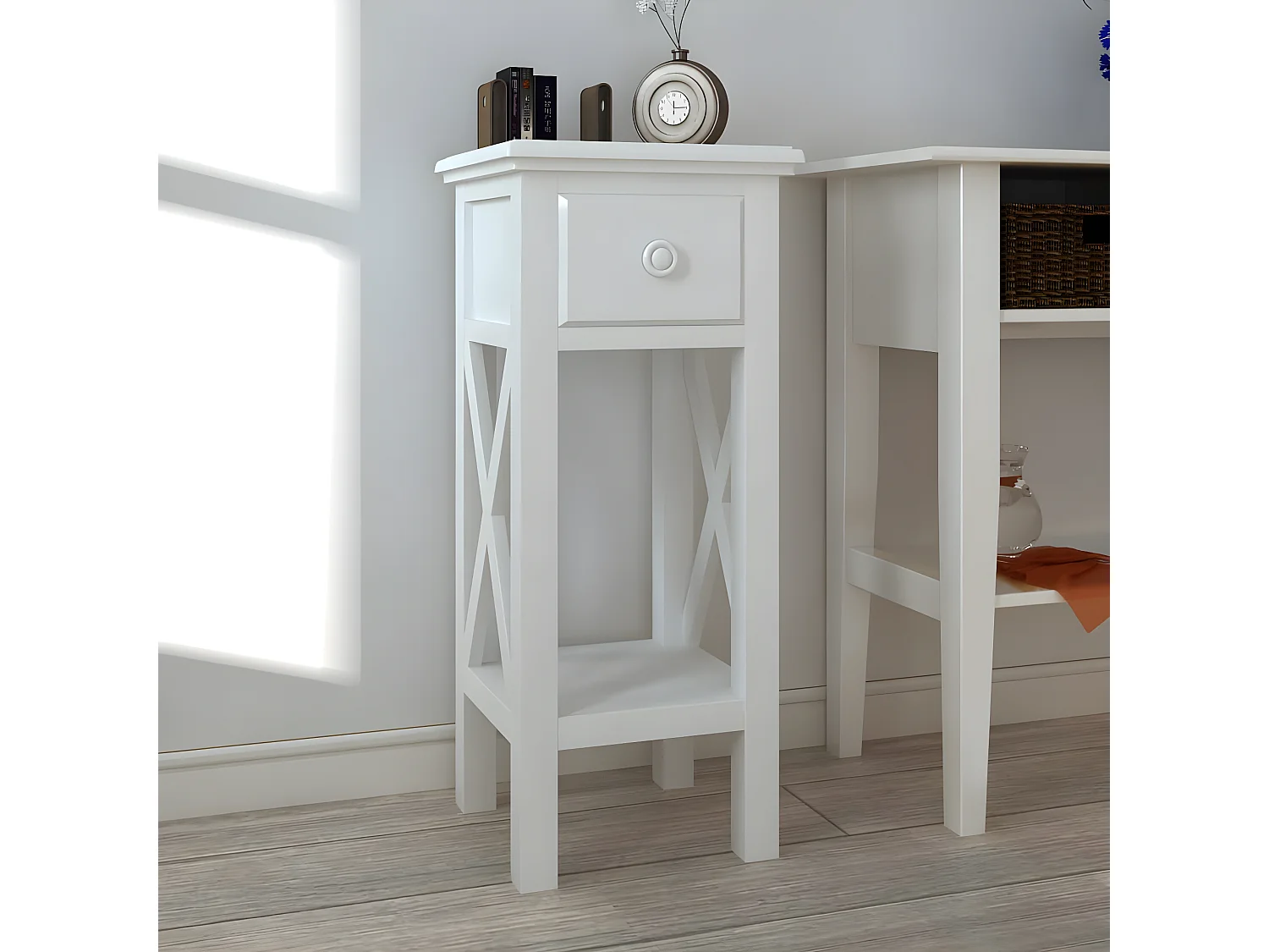 Clicnbuy, table d’appoint en bois, photo du marchand