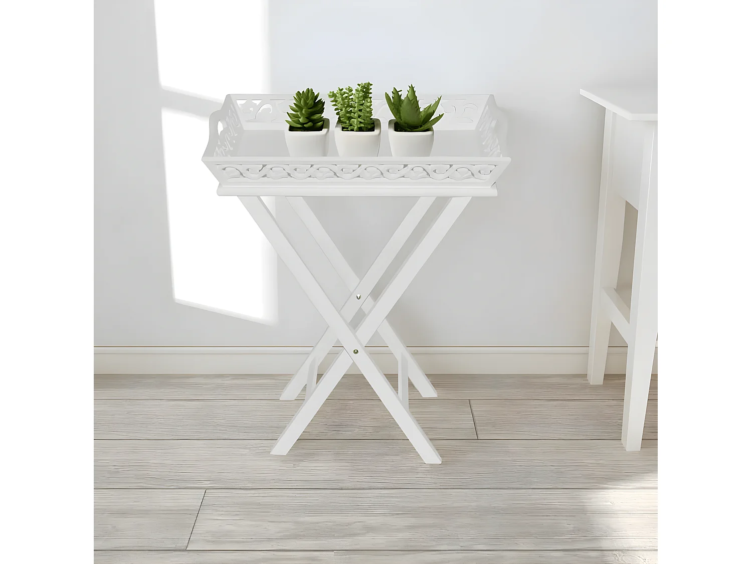 Clicnbuy, table d’appoint en bois, photo du marchand