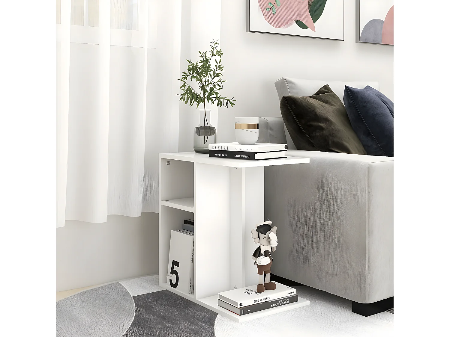 Clicnbuy, table d’appoint en panneau, photo du marchand