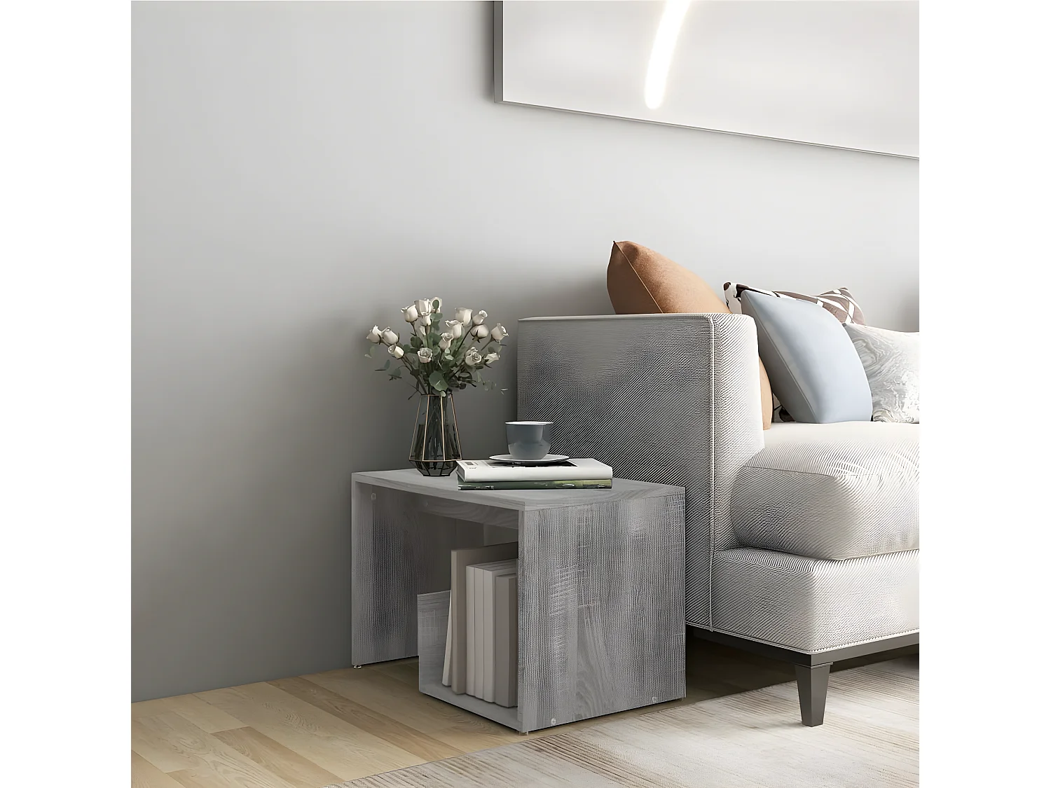 Clicnbuy, table d’appoint en panneau, photo du marchand