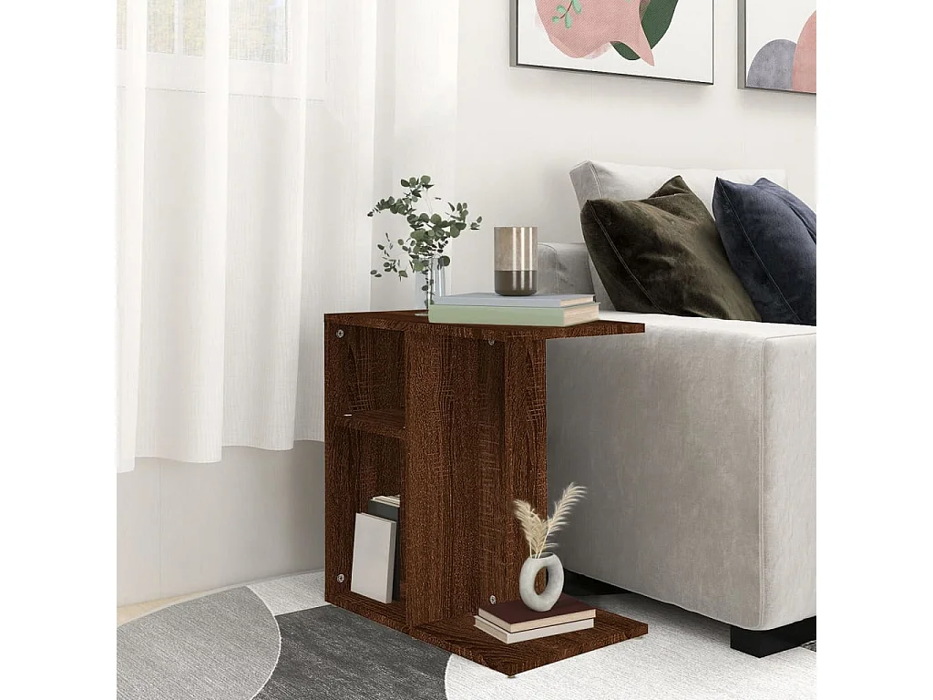 Clicnbuy, table d’appoint en bois, photo du marchand