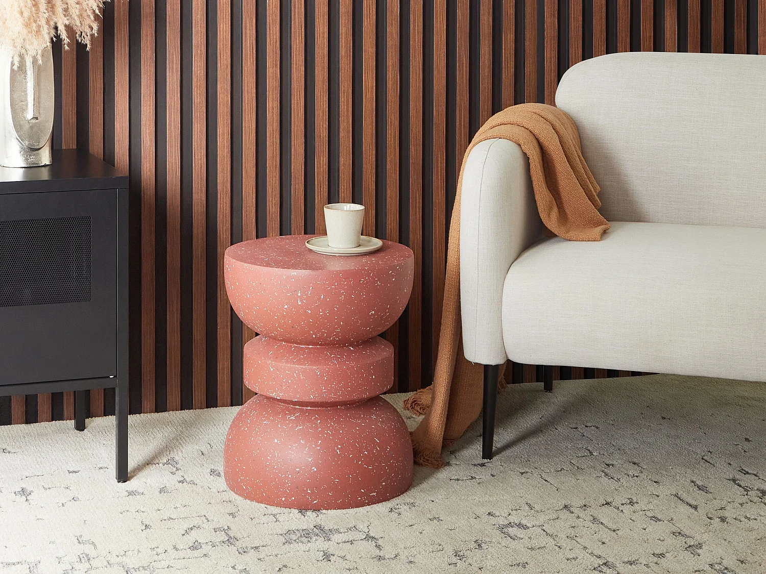 Beliani Faliro, table d’appoint en céramique, photo du marchand