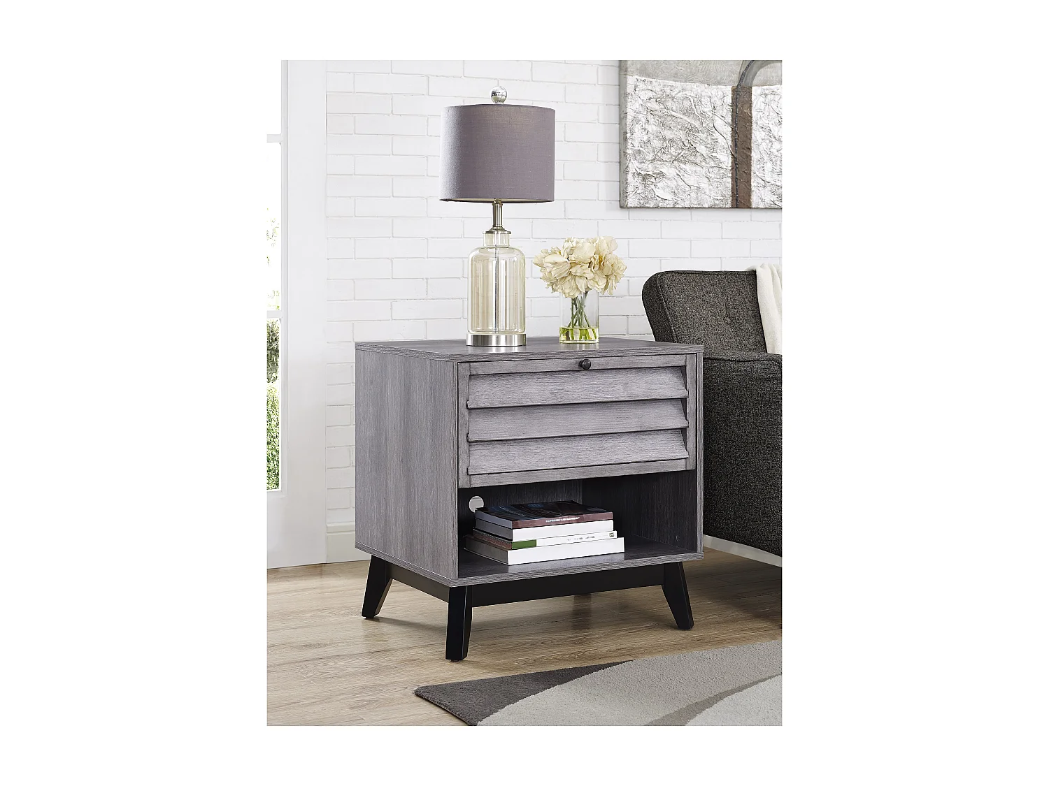 Dorel Home, table d’appoint en résine, photo du marchand