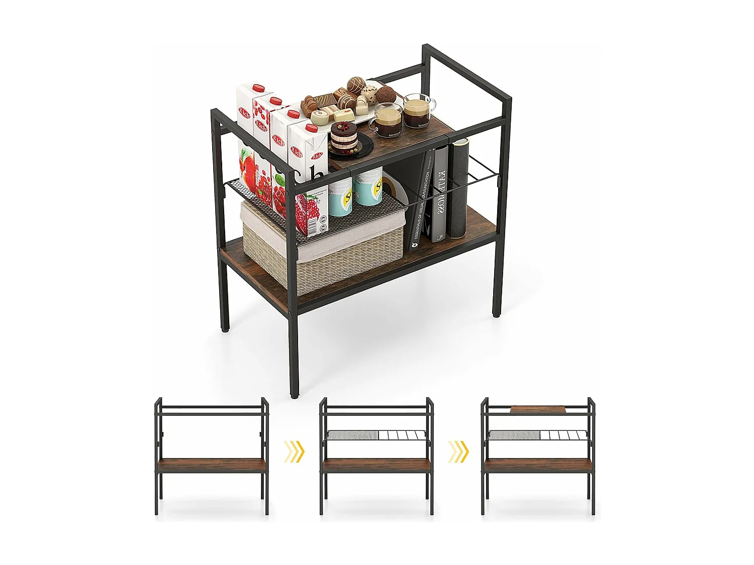 Costway, table d’appoint en panneau, photo du marchand