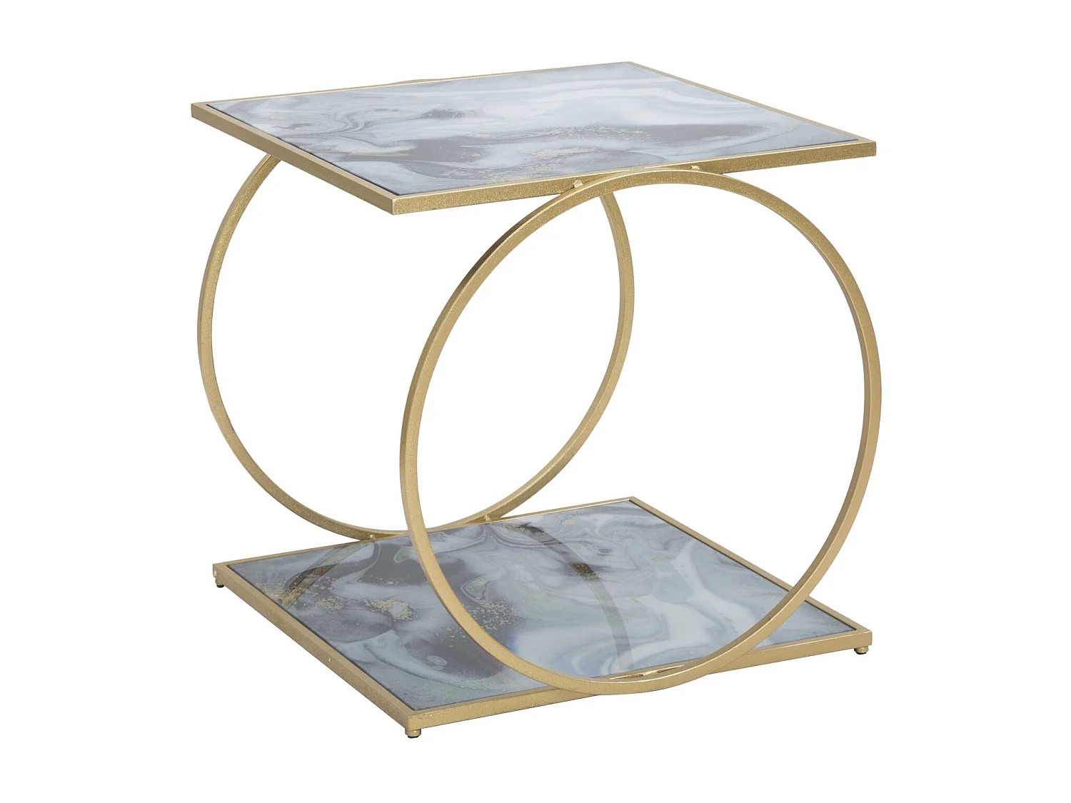 Vente-unique, table basse en métal, photo du marchand