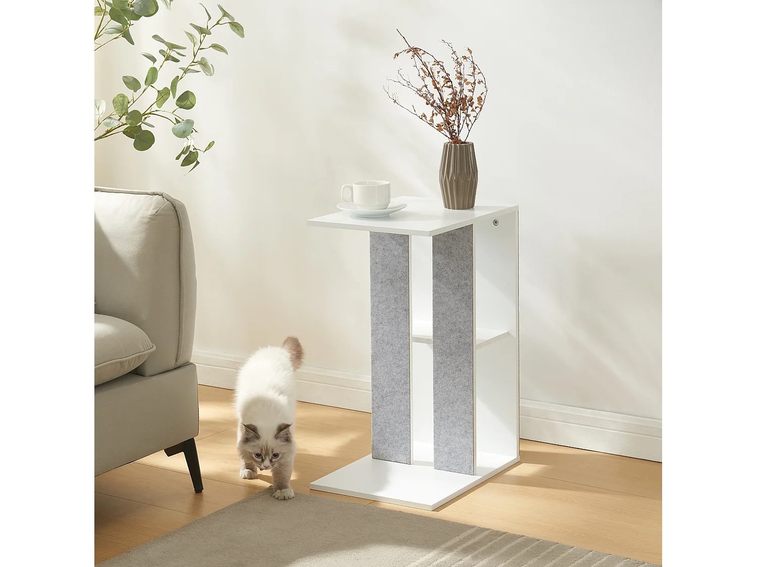 en.casa, table d’appoint en panneau, photo du marchand