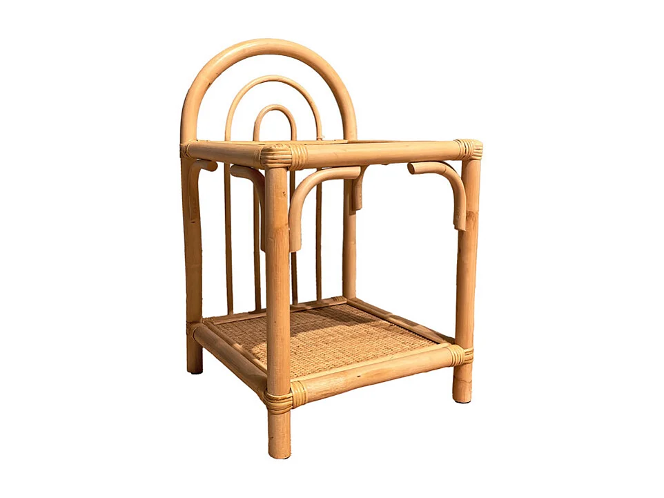 Meubletmoi Hazel, table d’appoint en rotin, photo du marchand