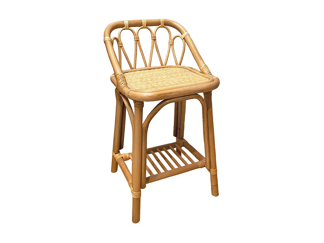 Meubletmoi Hazel, table d’appoint en rotin, photo du marchand