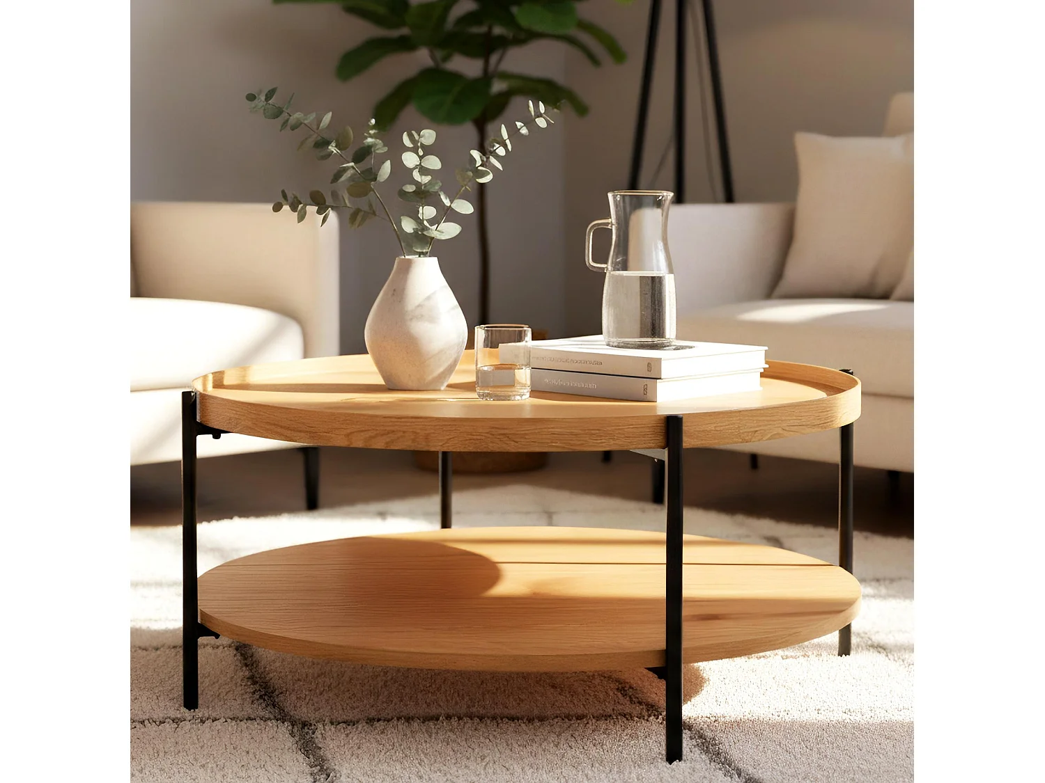 CLP Corbitan, table d’appoint en bois, photo du marchand
