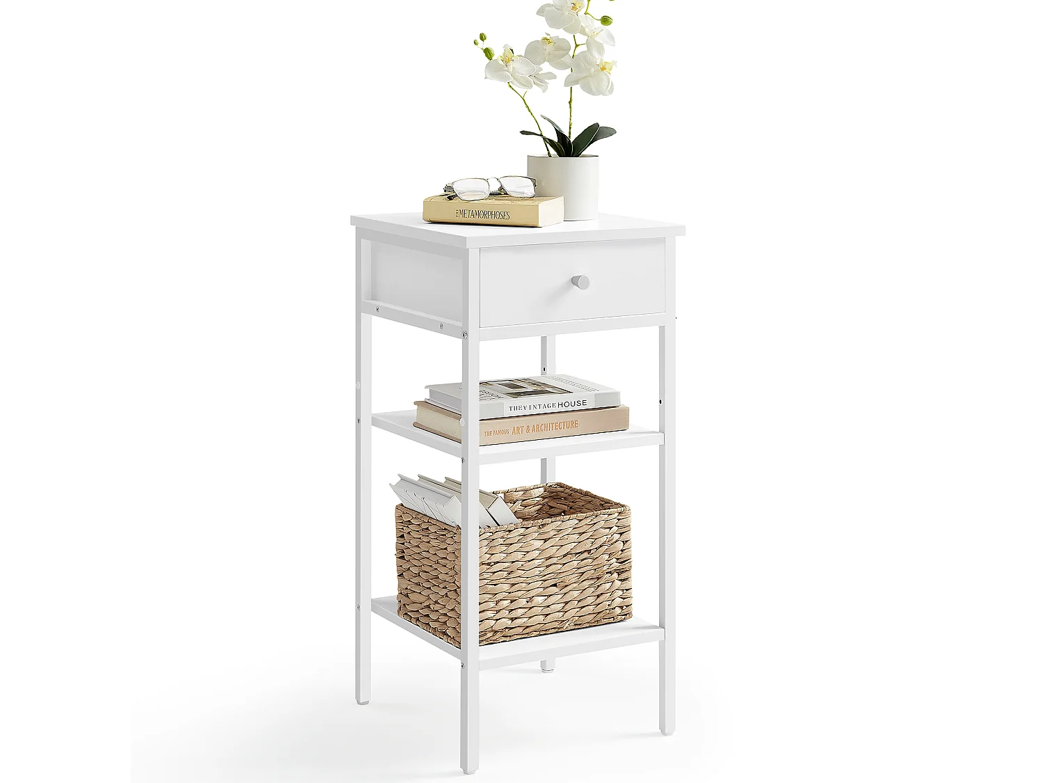Vente-unique, table d’appoint en panneau, photo du marchand
