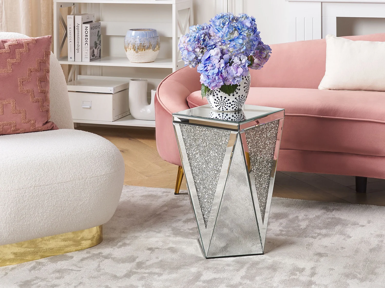 Beliani Luxey, table d’appoint en verre, photo du marchand
